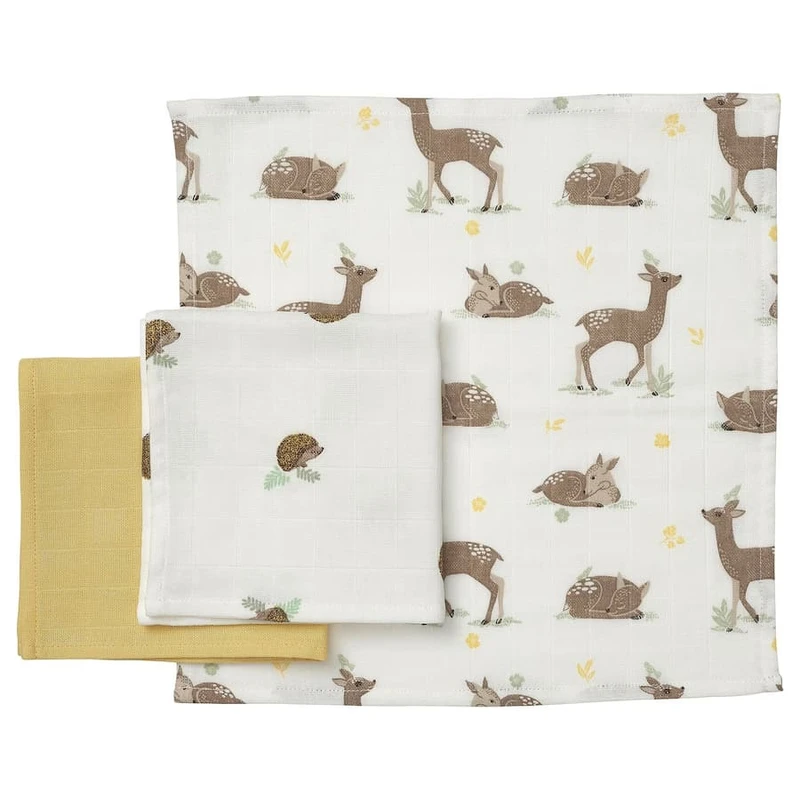 آروغ گیر نوزاد ایکیا مدل TROLLDOM کد 705.151.28 مجموعه 3 عددی