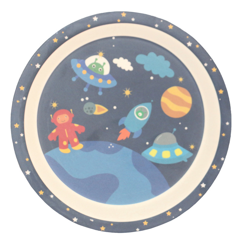 بشقاب کودک مدل Spaceman