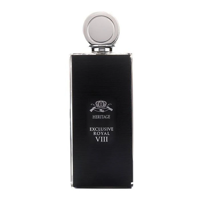 ادو پرفیوم مردانه هریتیج مدل EXCLUSIVE ROYAL VIII با رایحه گرم و شیرین حجم 120 میلی لیتر