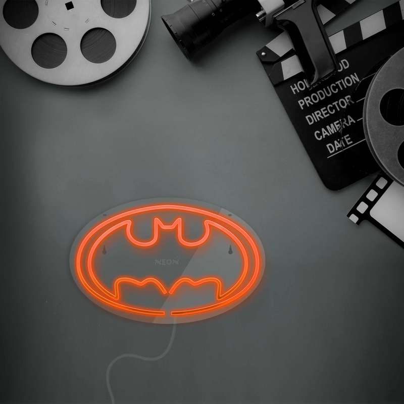چراغ دیواری نئون دیزاین طرح Batman_ORG
