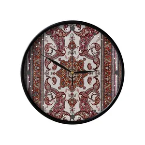 ساعت دیواری مدوپد طرح فرش قم مدل C-Ghom007