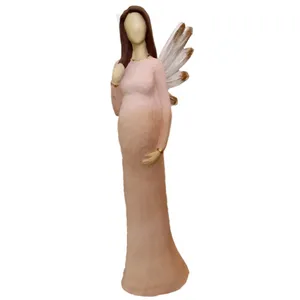 مجسمه دنیا دکوری سرمد مدل فرشته مادر باردار کد 2