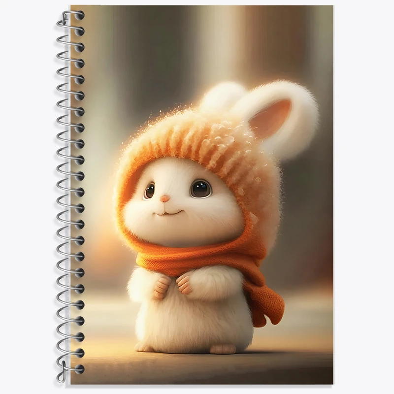 دفتر لغت 50 برگ خندالو طرح خرگوش بامزه کد F5731