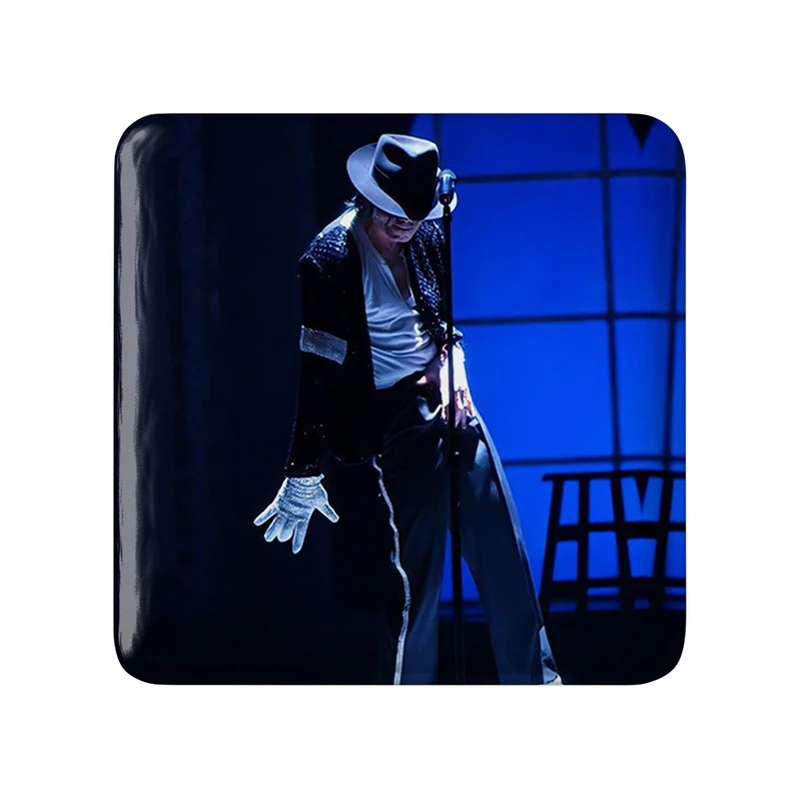 مگنت خندالو طرح مایکل جکسون Michael Jackson  مدل مربعی کد 19234