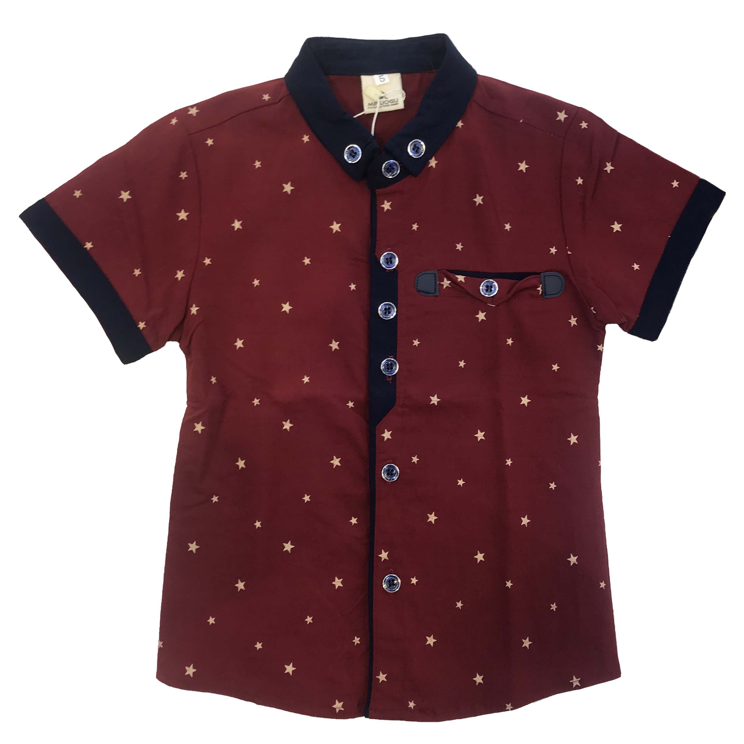 پیراهن پسرانه طرح ستاره کد b-3697
