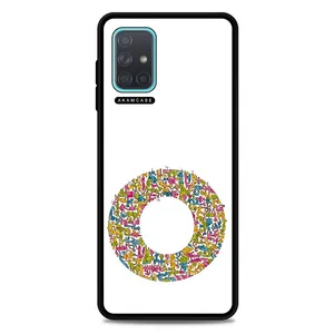 AKAM AMC-WSGA71-ALPHADOODLEBET-15 Cover For Samsung Galaxy A71