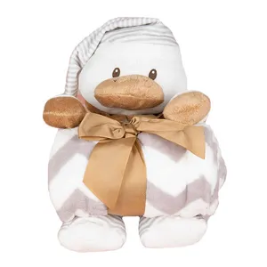 پتو نوزاد دکو مدل Duck سایز 23x18 سانتی متر به همراه عروسک