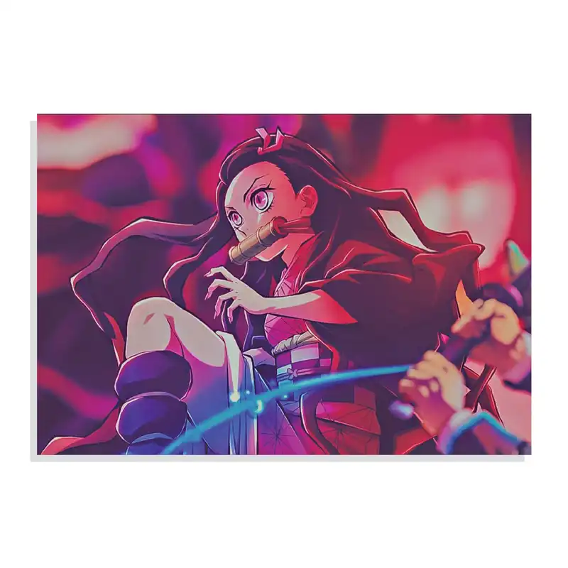 پوستر طرح انیمه شیطان کش کامادو نزوکو مدل M0662