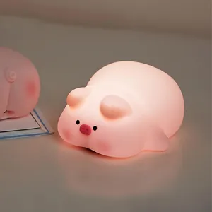 چراغ خواب طرح سیلیکونی مدل خوک