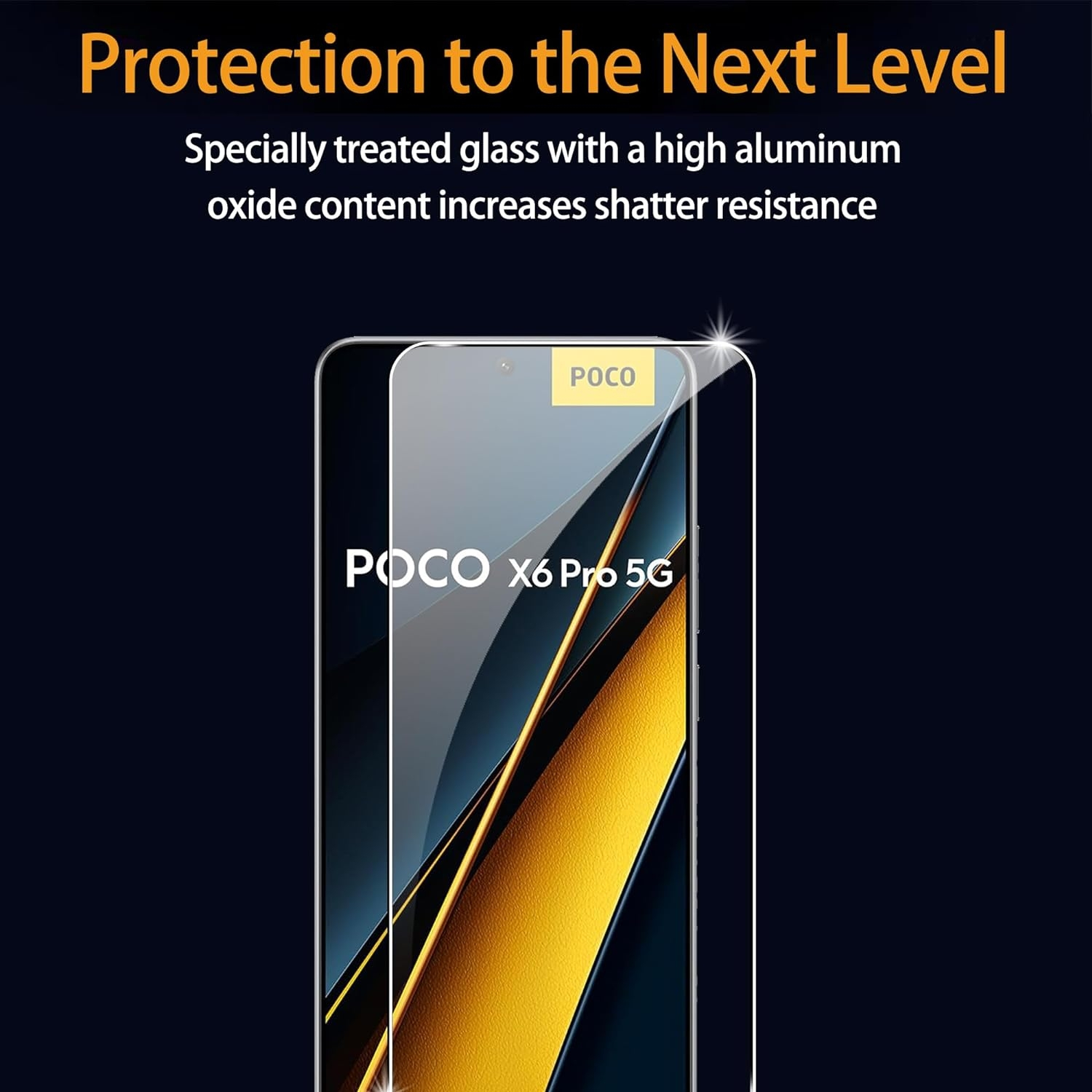 محافظ صفحه نمایش شیشه ای بادیگارد مدل FX مناسب برای گوشی موبایل شیائومی Poco X6 Pro