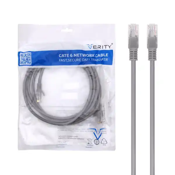 کابل شبکه Cat6 وریتی مدل Gry