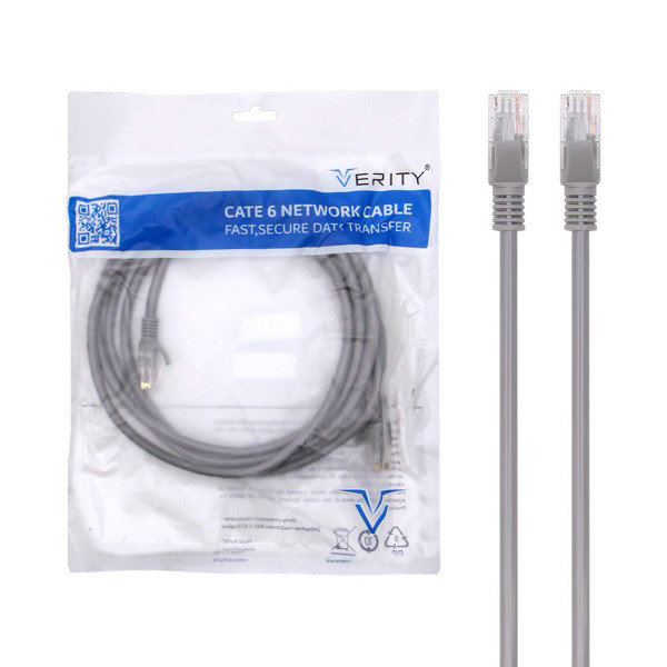 کابل شبکه Cat6 وریتی مدل Gry