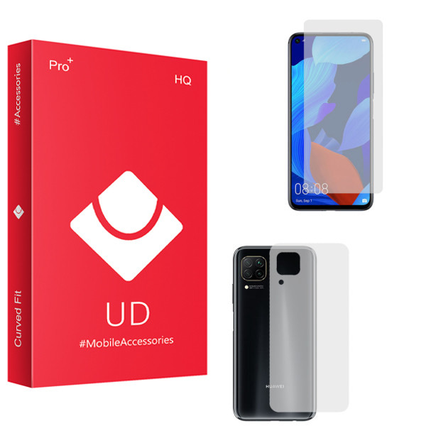 محافظ صفحه نمایش یو دی مدل HQ مناسب برای گوشی موبایل هوآوی Nova 7i به همراه محافظ پشت گوشی