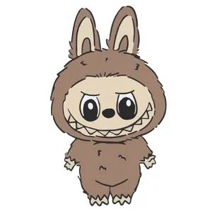 استیکر کودک مدل لبوبو کد 001