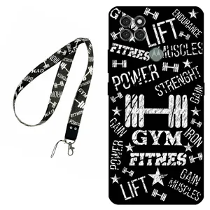 Megafone Gym 0010 Cover For Motorola Moto G9 Power Mobile Neckband
