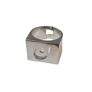 انگشتر زنانه مدل حروف فارسی ن