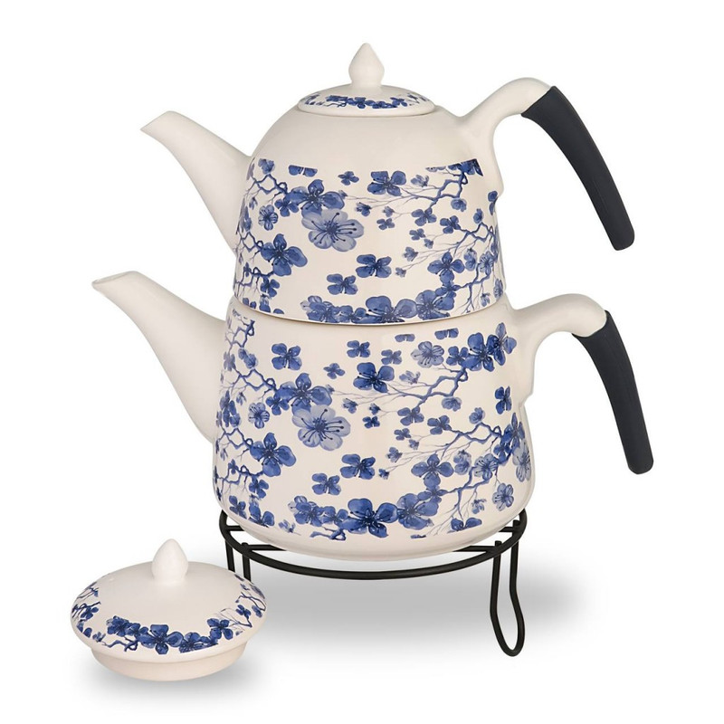 ست کتری و قوری ریور مدل آسمان با گنجایش کتری 2.5 لیتر گنجایش 0.8 لیتر