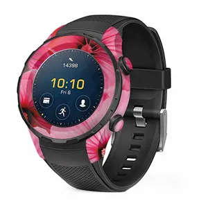 برچسب ماهوت مدل Pink-Flower مناسب برای ساعت هوشمند هوآوی Watch 2