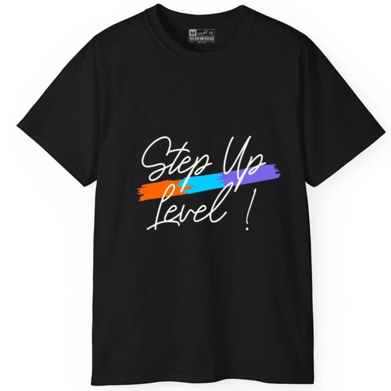 تی‌شرت آستین کوتاه مردانه پاد آفرین مدل کلمه انگلیسی کد 1958