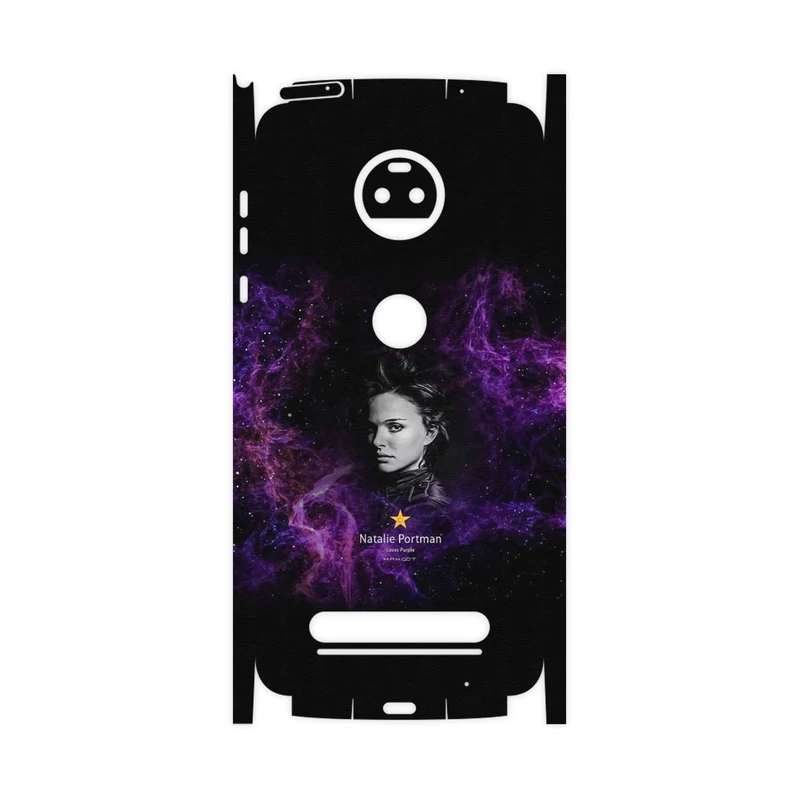 برچسب پوششی ماهوت مدل Natalie Portman-FullSkin مناسب برای گوشی موبایل موتورولا Moto Z2 Force