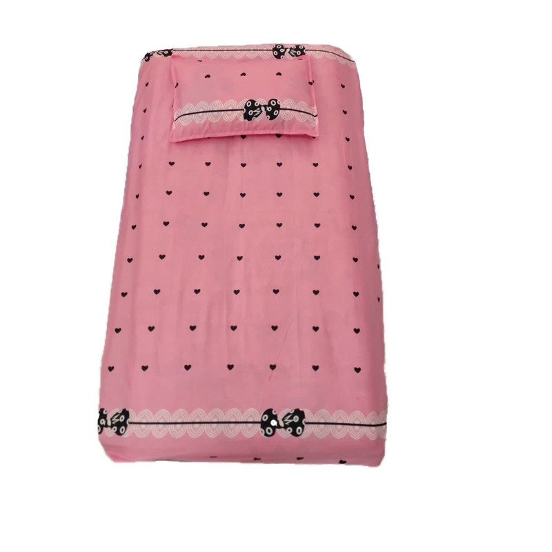 سرویس ملحفه مدل پاپیون کد A02 یک نفره دو تکه