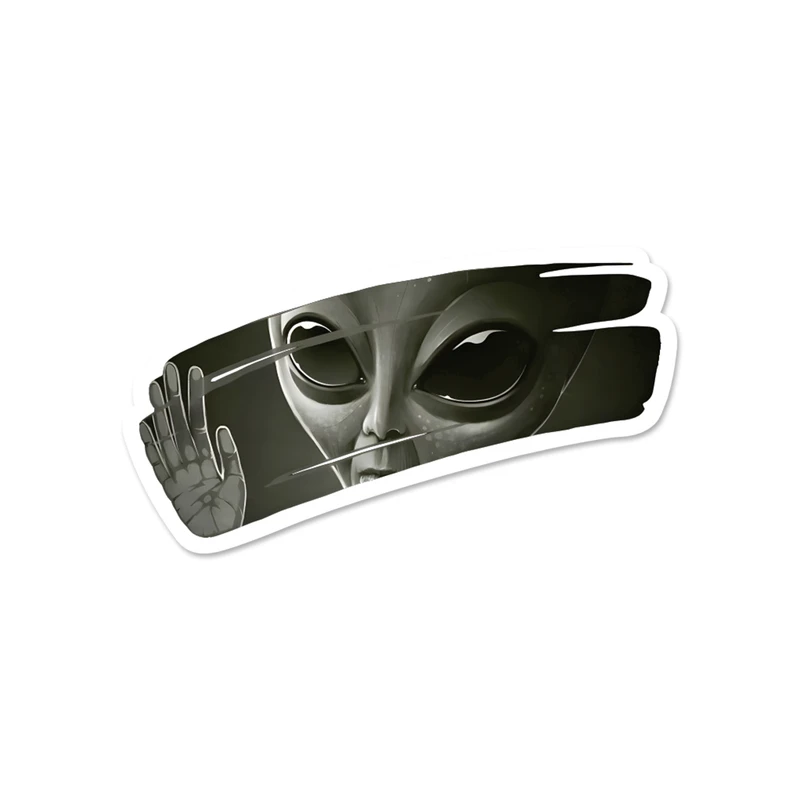 استیکر لپ تاپ مدل ژله ای طرح آدم فضایی کد STJ1067