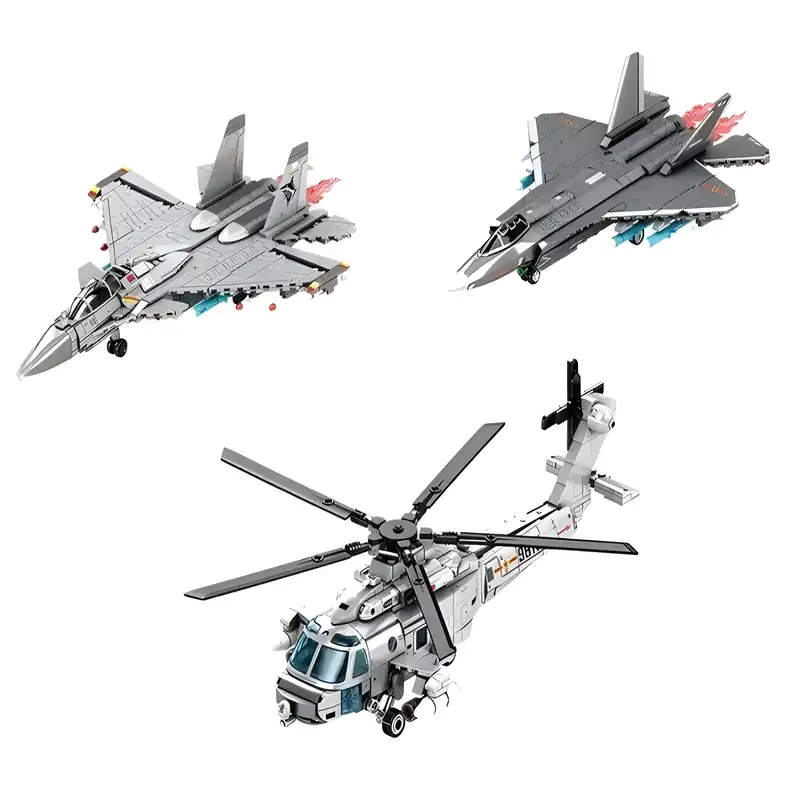 ساختنی سیمبو بلاک مدل هواپیما و هلی کوپتر جنگی کد 202257