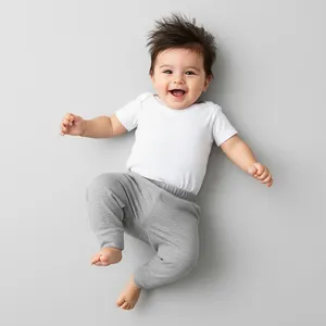 شلوار نوزادی ناربن مدل 9069 رنگ طوسی 