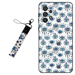 Megafone Devil eye 6464 Cover for Samsung Galaxy A73 5G Core With Wrist strap