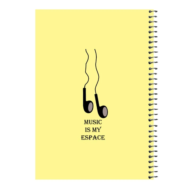 دفتر مشق 80 برگ اس جی مدل هندزفری کد۱  