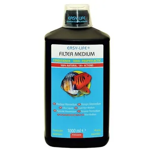 محلول شفاف کننده آب آکواریوم ایزی لایف مدل فیلتر مدیوم Filter Medium حجم 500 میلی لیتر