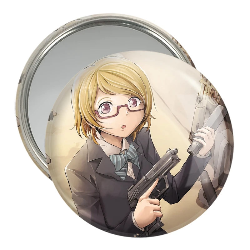 آینه جیبی خندالو مدل هانایو انیمه مادوکا مجیکا Madoka Magica  کد 18410