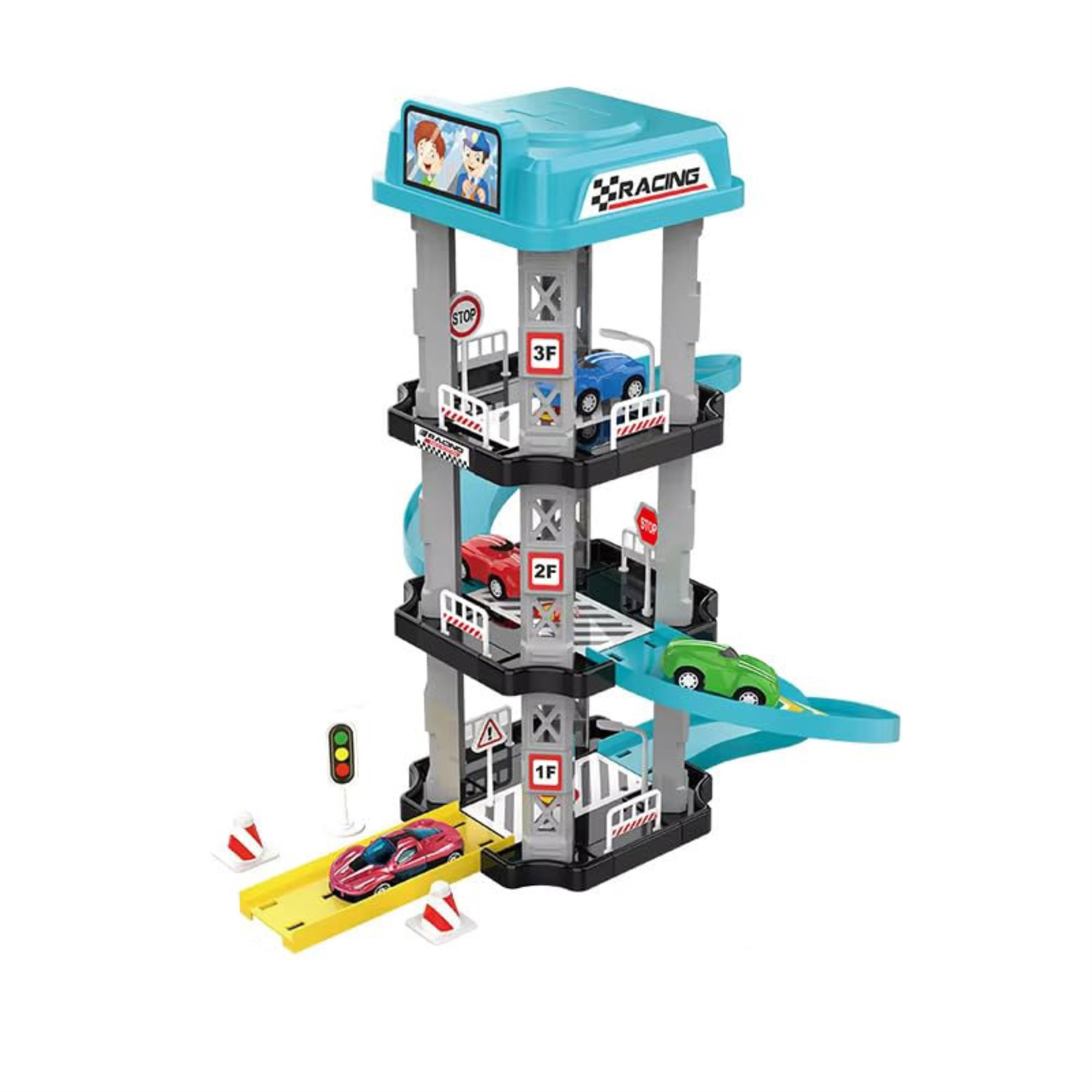 کیت ماشین بازی مدل پارکینگ طبقاتی کد 286