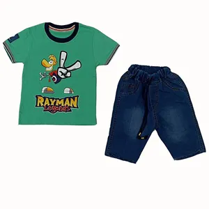 ست تی شرت و شلوارک پسرانه مدل Rayman