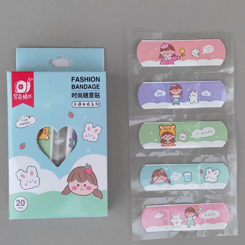 چسب زخم مدل دختر بسته 20 عددی