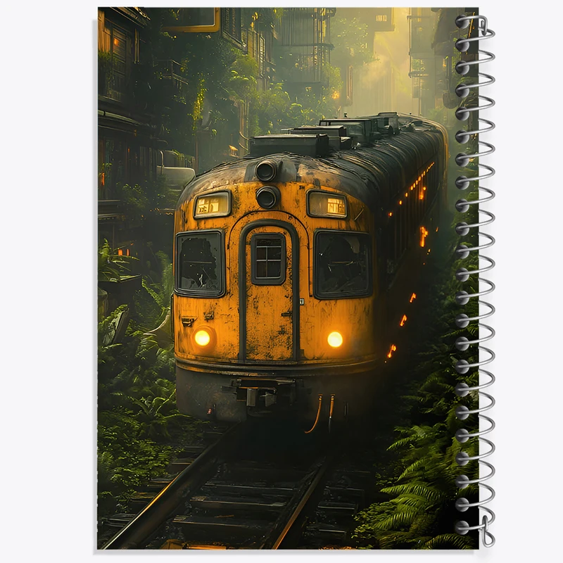 دفتر مشق 50 برگ خندالو طرح قطار کد F6610