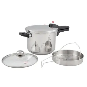 Pars Steel Three-layer bottom Pressure Cooker - 6 Litre
