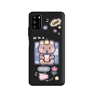 کاور طرح خرس شکمو کد m3129 مناسب برای گوشی موبایل شیائومی Poco M3 