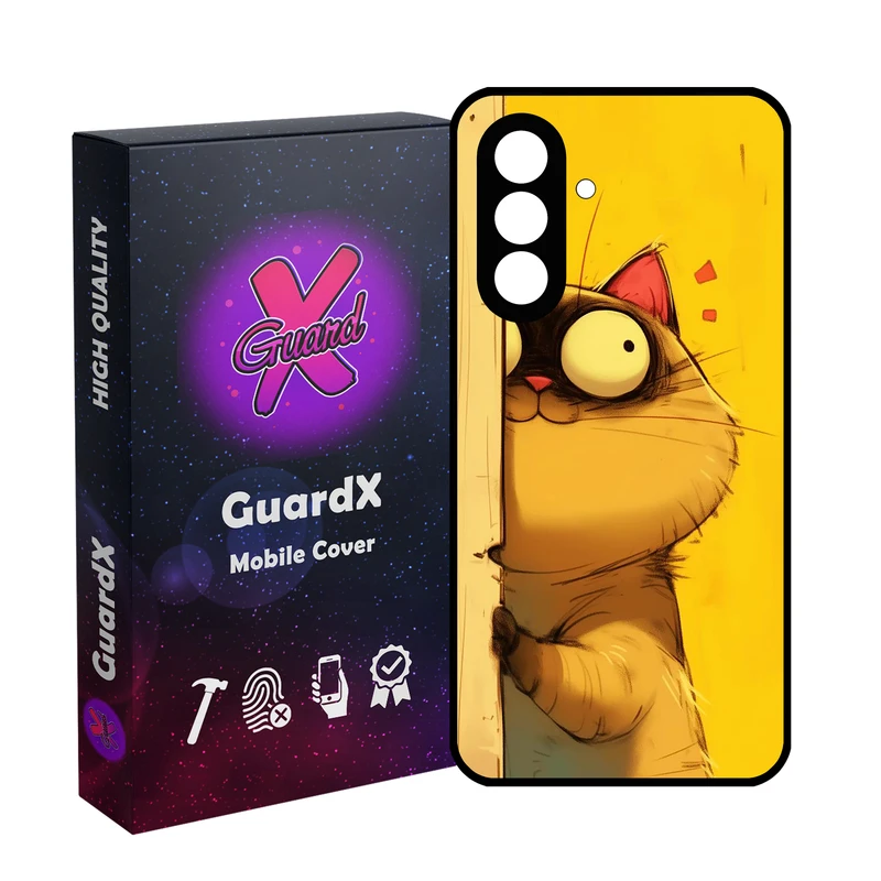 کاور گارد ایکس طرح Cat مدل 10729 مناسب برای گوشی موبایل سامسونگ Galaxy S24 FE