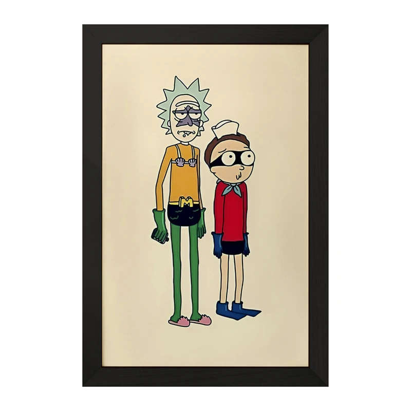 تابلو خندالو مدل ریک و مورتی (Rick and Morty) کد F4019