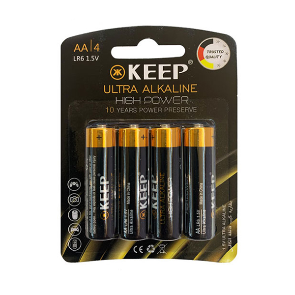 باتری قلمی کیپ مدل Ultra بسته چهار عددی