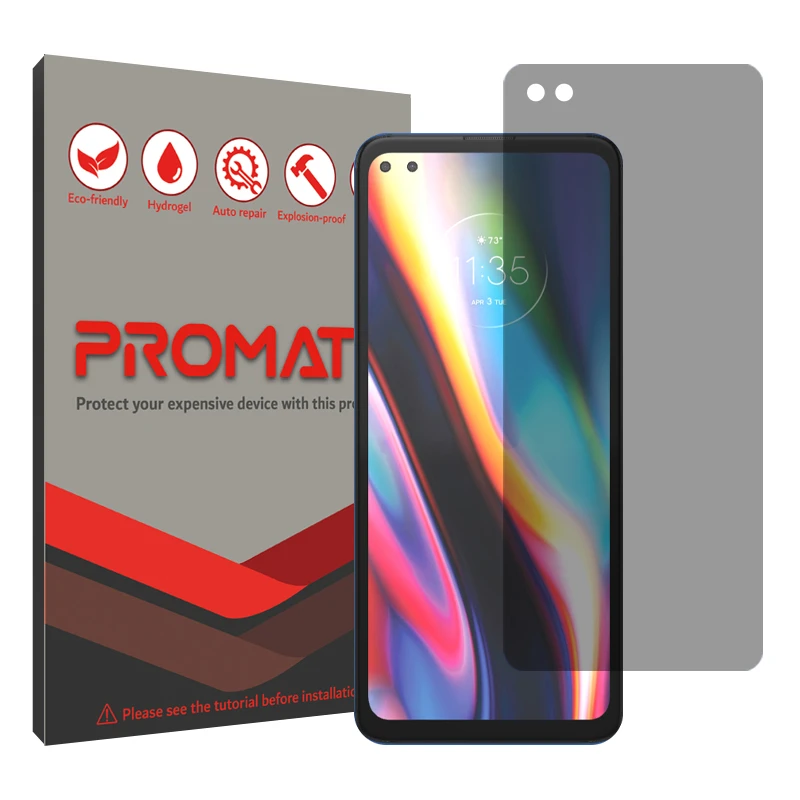 محافظ صفحه نمایش حریم شخصی پرومیت مدل Resistant مناسب برای گوشی موبایل موتورولا Moto G 5G Plus
