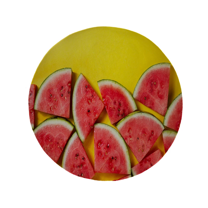 پادری مدل دایره طرح هندوانه کد 8422 سایز 90 × 90 سانتی متر