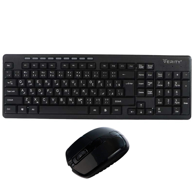  کیبورد و ماوس بی سیم وریتی مدل VKB-6113CW 