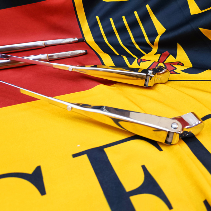 تیغه و بازویی برف پاک کن خودرو مدل استیل کد DOUL-SARKAJ مناسب برای پیکان بسته 4 عددی