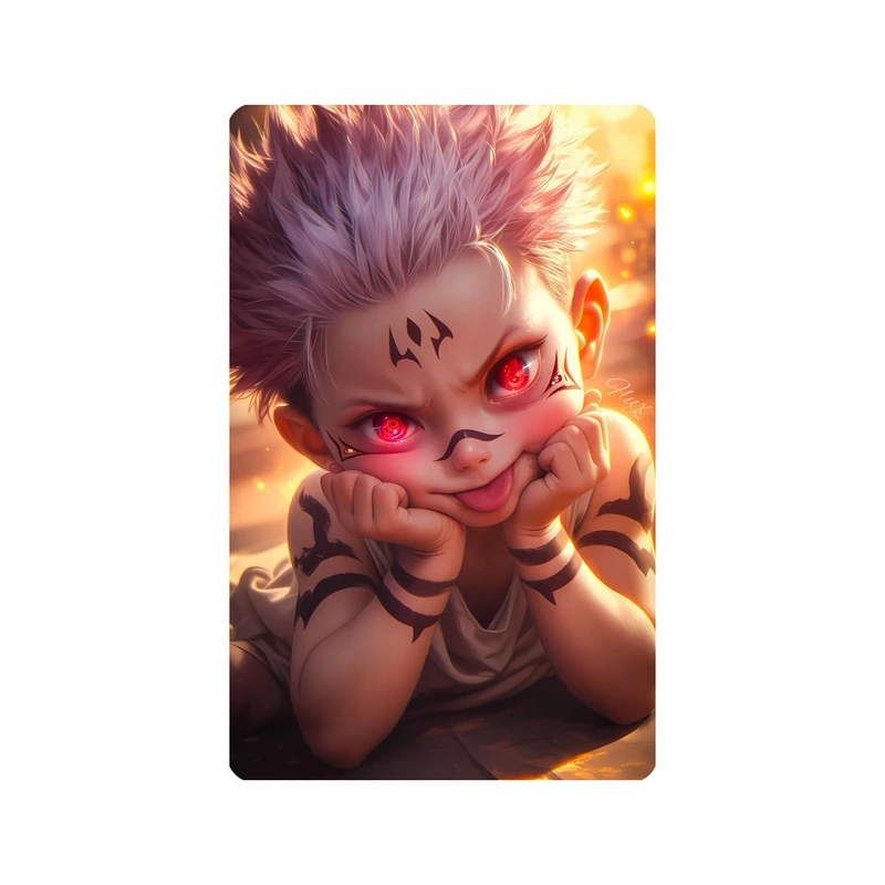 استیکر کارت مدل انیمه طرح جوجوتسو کایسن ریومن سوکونا jujutsu kaisen ryomen sukuna کد 5449