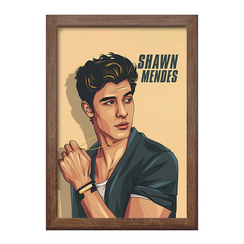 تابلو خندالو طرح شاون مندز (Shawn Mendes) کد F10227