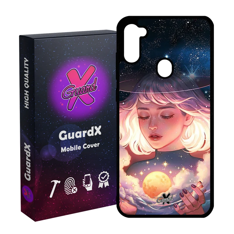 کاور گارد ایکس طرح Girl مدل Glass10059 مناسب برای گوشی موبایل سامسونگ Galaxy A11 / M11