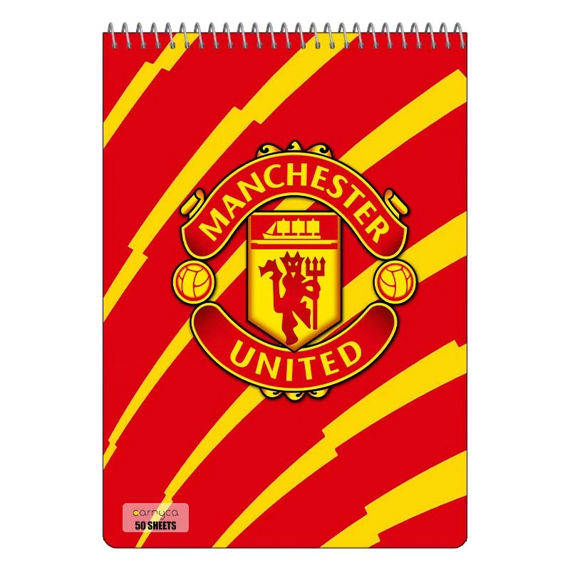 دفتر نقاشی 50 برگ سیمی کارنیکا طرح منچستر یونایتد Manchester United کد 21562
