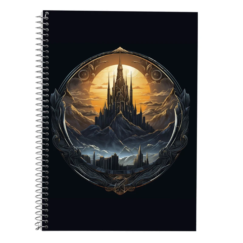 دفتر لغت 50 برگ مدوپد طرح  ارباب حلقه ها The Lord of the Rings کد DF3006